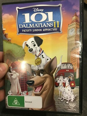 101 Dalmatians 2 (II) Patch's London Adventure region 4 DVD (2003 Disney movie)