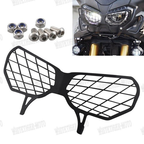 Black Front Headlight Grille Cover For Honda CRF 1000L Africa Twin 2016-17 - Picture 2 of 11
