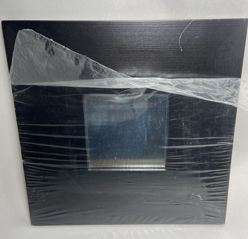 Espejo Cuadrado Negro Ikea Malma 10"x10" Moderno Contemporáneo Sellado Rayado