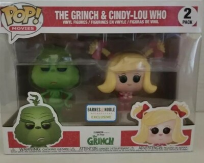 the grinch and cindy lou who funko pop