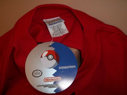 Vtg UNWORN W/TAG OFFICIAL LICENSED NINTENDO POKEMON PIKACHU T-SHIRT Fits Medium - Picture 5 of 9
