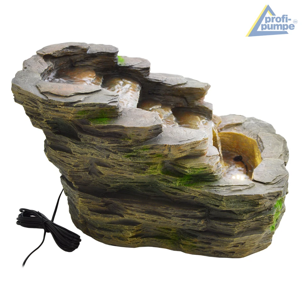 SPRINGBRUNNEN GARTEN BRUNNEN ZIMMERBRUNNEN ZIERBRUNNEN INNEN LED BRUNNEN AUSSEN - Bild 4 von 4