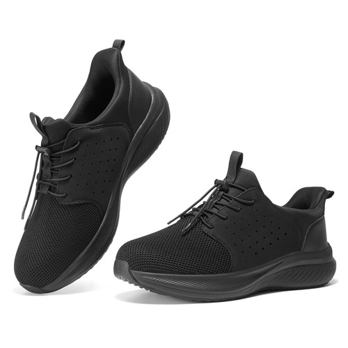 HEEZ Hombres Sin Cordones Moda Tenis Transpirables Informales Atléticos Tenis Caminar Zapato - Imagen 11 de 38