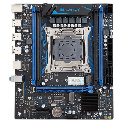 NEW X99-P4F MOTHERBOARD, M.2 SATA2 3Gbps LGA2011-3, DDR4, & I/O Shield Mainboard - Imagen 3 de 14