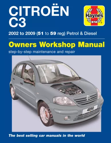 Citroen C3 Petrol & Diesel (02 - 09) Haynes Repair Manual (Paperback)