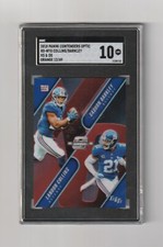 2018 Contenders Optic Saquon Barkley RC ~ Orange #/49 ~ Eagles ~  SGC 10