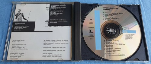 Santana-Abraxas CD 2002 Greece Eric Clapton,Jimi Hendrix,Cream,Dire Straits MINT - Picture 3 of 3