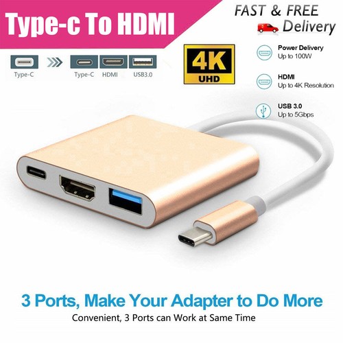 USB-C Type-C to HDMI HDTV Adapter Cable For Samsung S23+ S22 S21 S20 S10 Note 20 - Picture 22 of 28