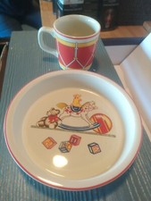 Tiffany  Co Tiffany Toys dinnerware set mug  porringer bowl USA design Japan