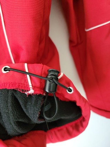 Rawlings Softshell Full ZIP LINED jacket Warm fleece lined Red Mens Large - Picture 10 of 11