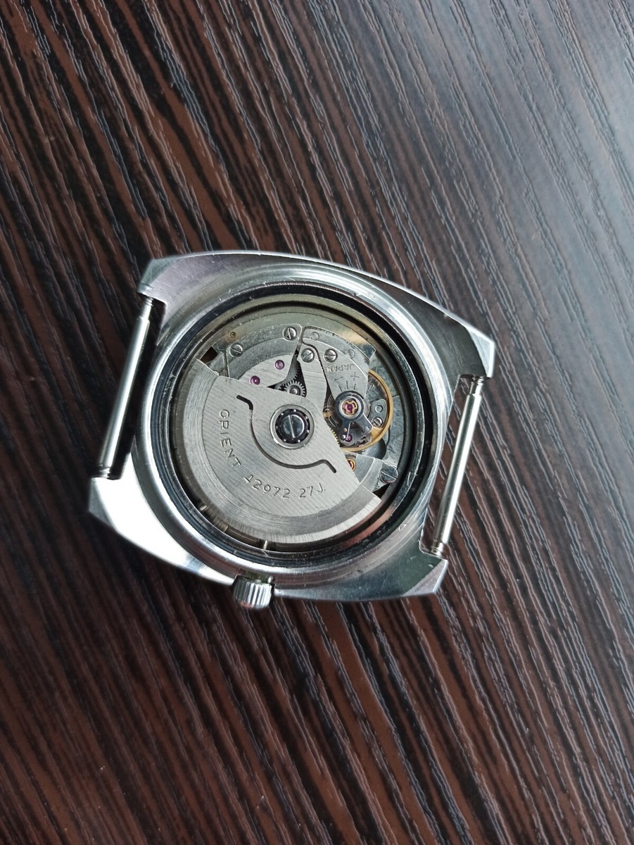 Orient Chrono Ace 42972 27J Vintage pearl dial Authentic Mens