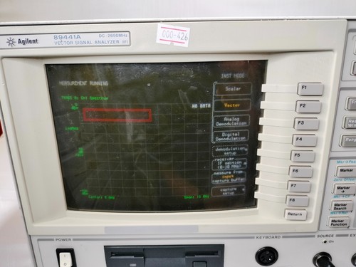 HP Agilent 89441A Vector Signal Analyzer DC-2650MHz S/N:US39314330 - Picture 4 of 23