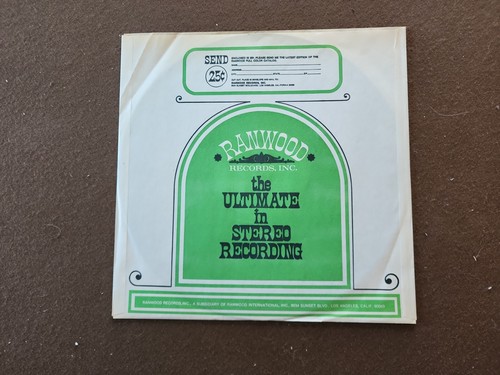 Ray Anthony Direction '71 My Sweet Lord LP Vinyl Record Ranwood R7078 DJ Copy - Picture 6 of 6