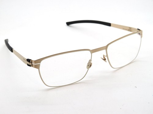 IC BERLIN ONONO Titan T32-19-4 Matte Champagne (Gold) Titanium 53mm Eyeglasses - Picture 2 of 5