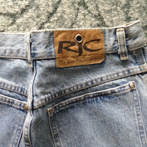 RJC Jeans Hose Herren Größe S mit Knöpfen Bundweite 73 cm blau 4 Taschen - Bild 7 von 14