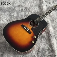 Acoustic guitar 160VS single pickup 2 pots bone nut and saddle whtie green butto