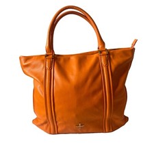 Pour La Victoire Orange Leather Bag