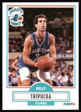 1990 Fleer Kelly Tripucka    #21 Charlotte Hornets