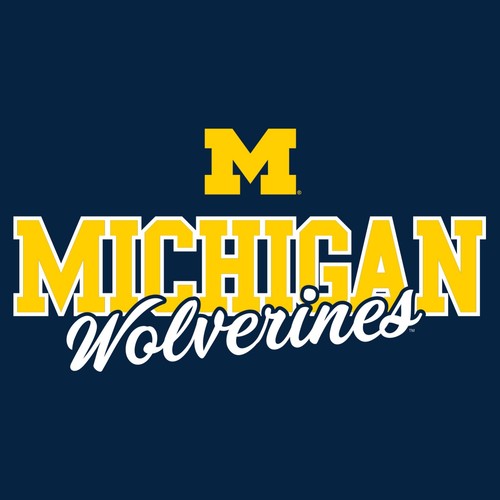Michigan Wolverines Fresh Script Licensed Unisex T-Shirt - Picture 7 of 21