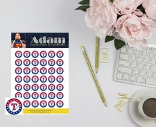 Texas Rangers Planner Stickers