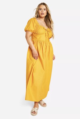 Bridgerton Inspired Womens Plus Size 22 PLUS PUFF SLEEVE MIDI DRESS NWT  Boohoo | eBay