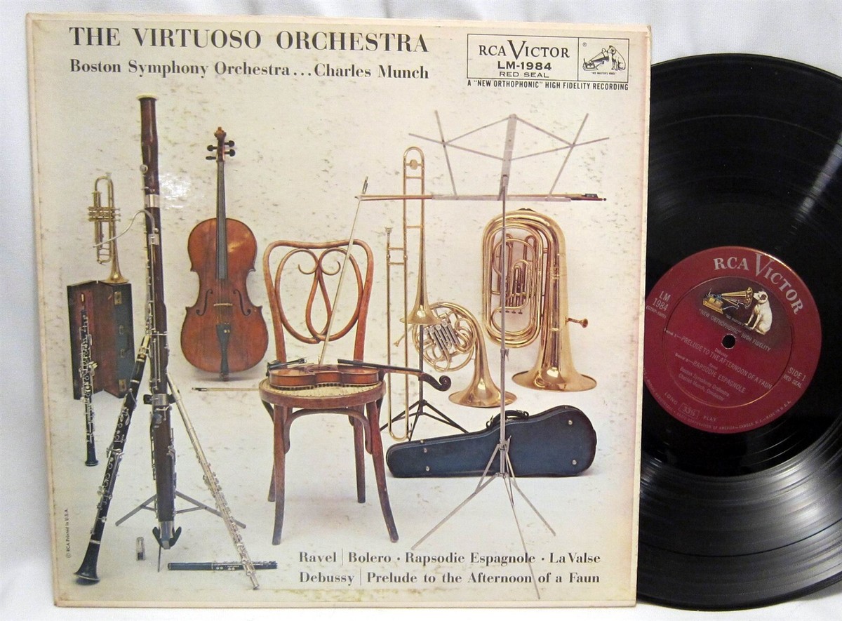 THE VIRTUOSO ORCHESTRA Charles Munch BSO '56 ORIG RCA LM