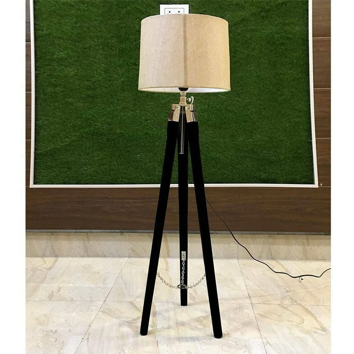 Wooden tripod lamp stand online