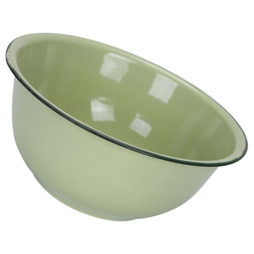 Retro Enamel Basin Vintage Style Food Bowl Enamel Mixing Bowl Vintage Soup