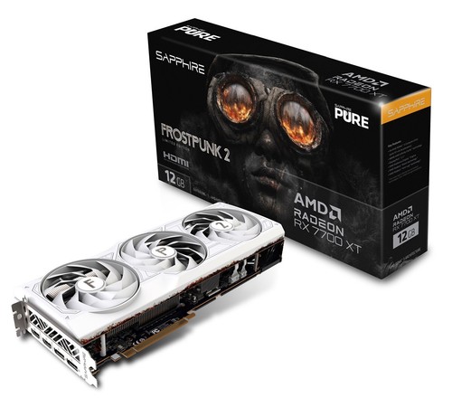 4895106295421 Sapphire PURE Radeon RX 7700 XT Frostpunk 2 Edition AMD 12 GB GDDR - Bild 8 von 9