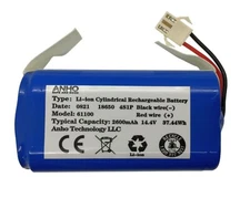 Shark Ion RV750, RV720, RV700, Ionvac 2000, Lefant M210, 210P, 210B Battery