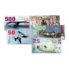 1 set of 5 diff. Arctic Terr. 25, 50, 100,250, 500 Polar Dollars 2013-17 AU-Unc. — photo 2