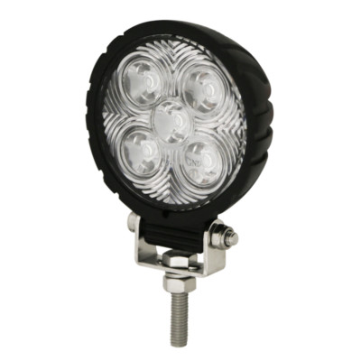 ECCO EW2481 Work Light; 3.8 Inch Round; 5 LED; Flood Beam; 3 Watts; Pedestal Mou