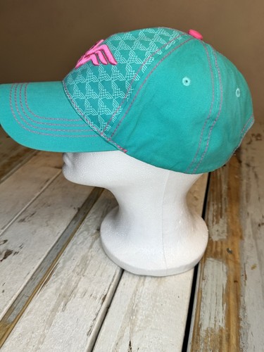 Wonder Woman Cap Hat Teal Blue Pink six flags Womens Adjustable - Picture 3 of 14