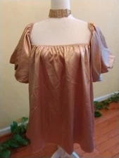 San Joy Beige Dress For Women -Size M