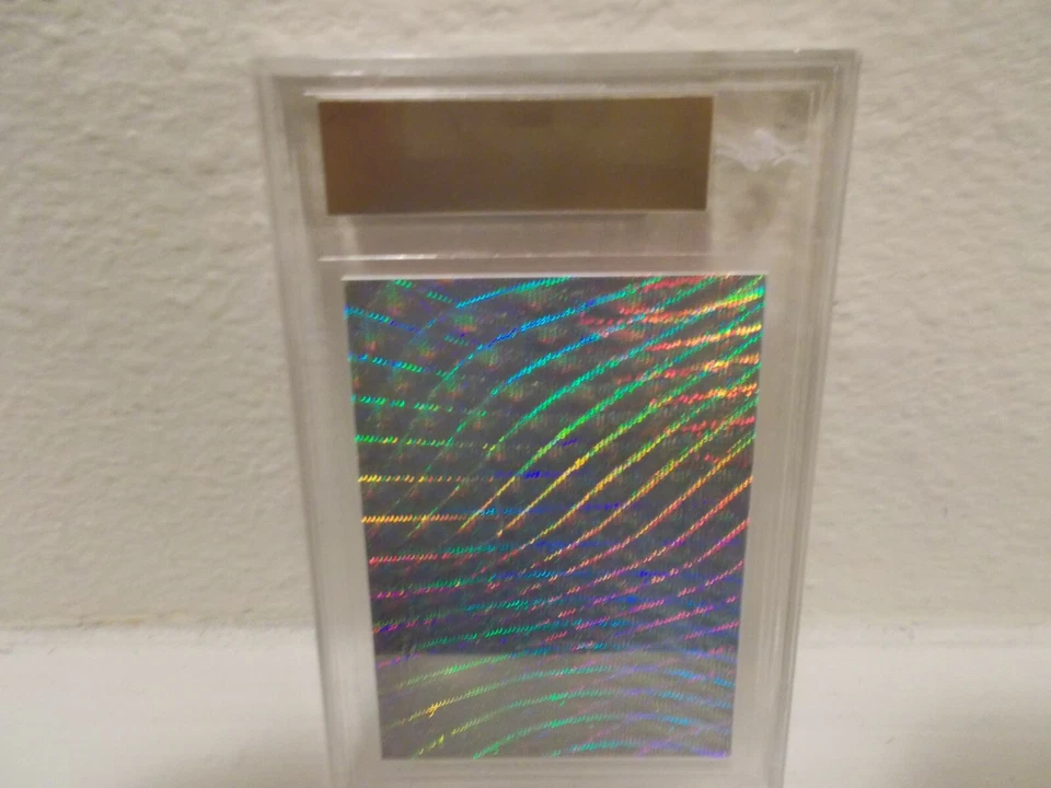 Burl Carraway 2020 Leaf 1/1 Metal Draft Pre-Production Proof Wave Pink Card - Image 3 of 3