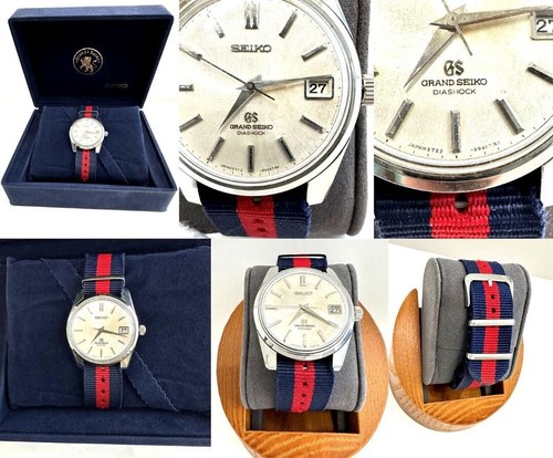 GS Grand Seiko 5722-9990 Hand-Wind Watch Toshiba Limited Vintage w/case Used - Picture 7 of 20