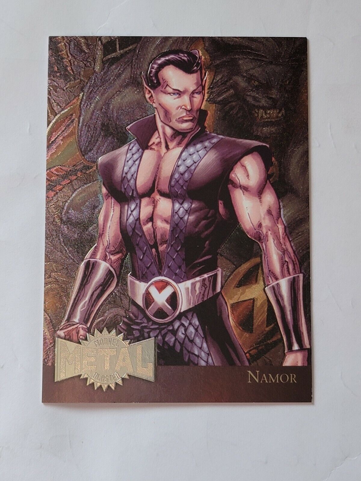2015 UD FLEER RETRO MARVEL METAL BLASTER #26 NAMOR 1995 RARE