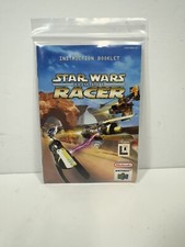 Star Wars Episode 1 Racer Nintendo 64 N64 Instruction Manual Booklet