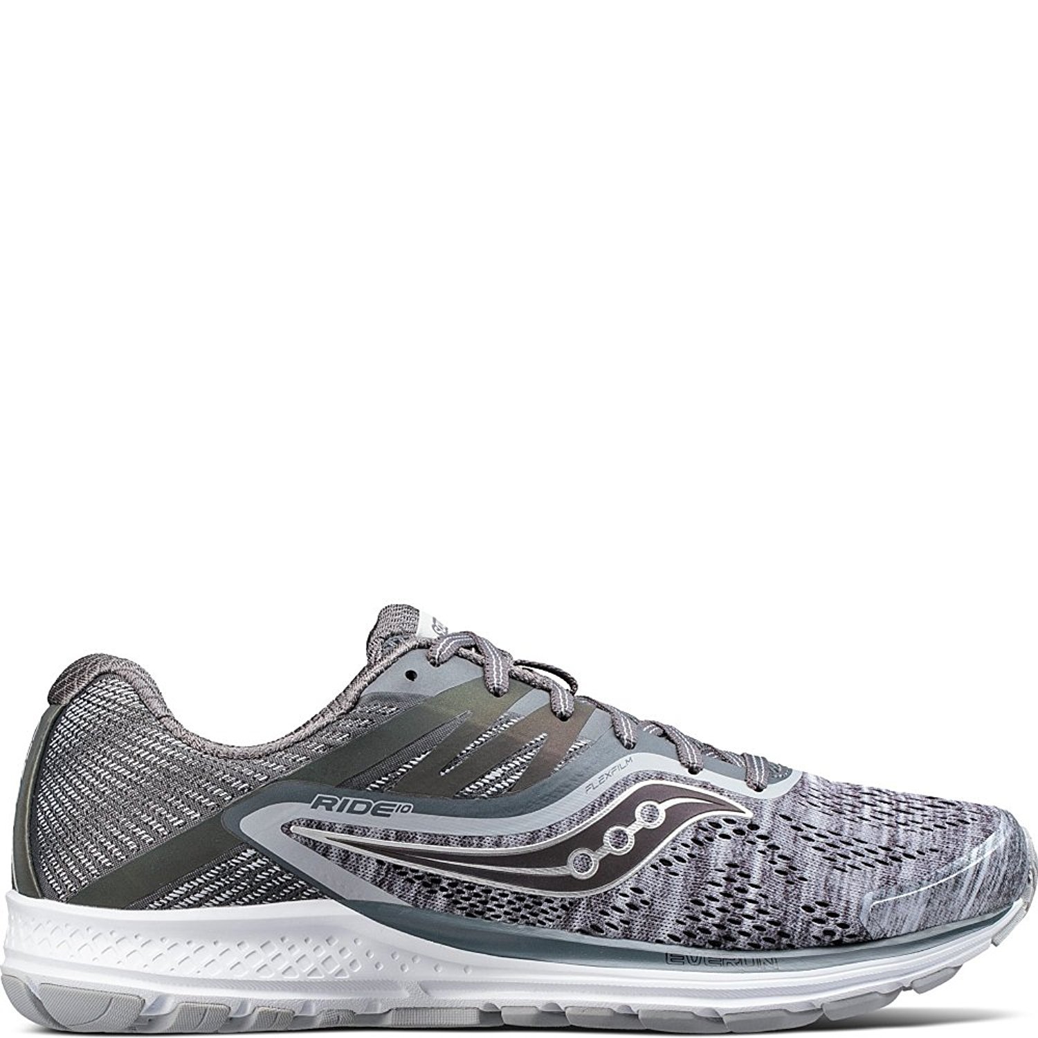 Saucony Uomo Ride 10 Running-Shoes, Grigio, 12 M US Saucony Uomo Ride 10 Running-Shoes, Grigio, 12 M US