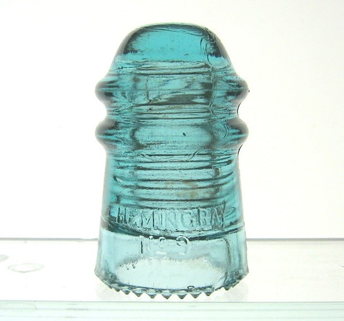 ANFANG 1893-1895 FEHLERSCHRIFT GEPRÄGT HEMINGRAY NR 9 GLASISOLATOR. - Bild 1 von 10