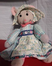 RARE 1974 Vintage KNICKERBOCKER Bonnet Belles Mouse Blue 9832