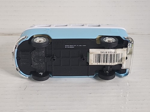 Pullback Die-Cast VW T1 Light Blue & White Van 1:43 Scale (LGT) - Picture 7 of 10