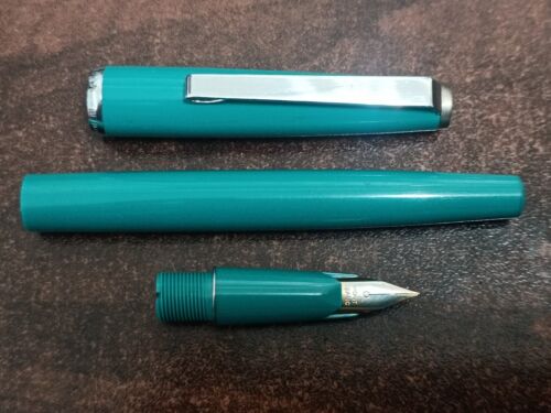 RARA PLUMA ESTILOGRÁFICA MONTBLANC 620 JUNIOR TURQUESA FERMANY AÑOS 70 - Imagen 10 de 10