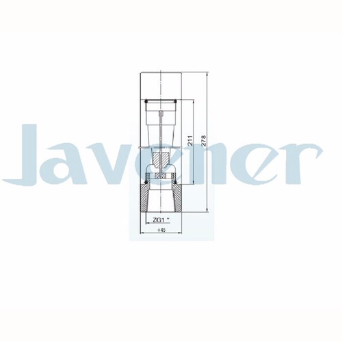 1" BSP Female 1-45 GPM PMMA Liquid Flowmeter Water Flow Meter Rotameter LZM-25G - Picture 16 of 16