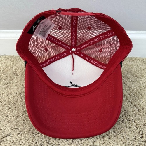Jordan Jumpman Hat Kids Youth Logo Rope Accent Red Mesh Back Foam Trucker Cap - Picture 6 of 6