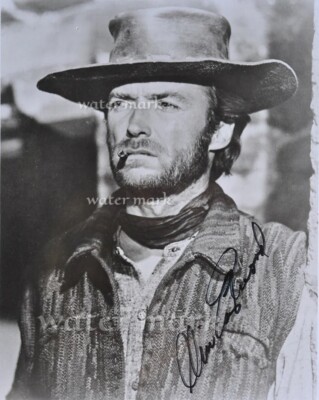 ClintEastwood 直筆サイン入り写真　ハリウッド俳優　認証書付き　レア ハリウッド俳優 Clint Eastwood 直筆サイン入り写真 認証書付き