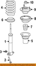 GM OEM 07-26 Escalade ESV Front Suspension Struts Components-Strut Bolt 11610404
