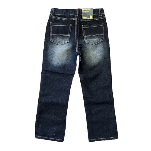 NEW Epic Threads Little Boys' Straight Denim Jeans size 6 Dark Blue School - Picture 2 of 7