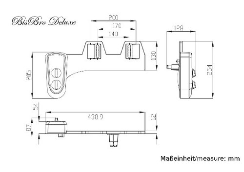 Dusch WC Bidet für Toilette inkl Taharet Sitz Funktion Modell BisBro Deluxe 1200 - Bild 8 von 8