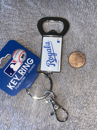 Wincraft Brand Kansas City Royals Bottle Opener Key Ring MLB Blue - Picture 2 of 5